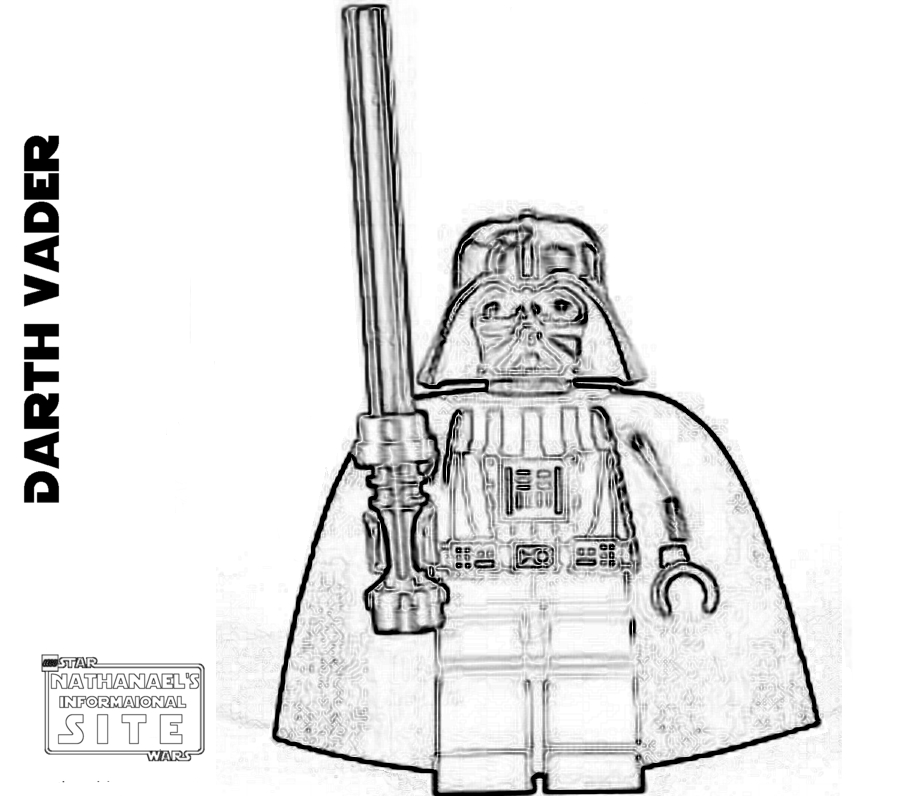 darth vader lego coloring pages - photo #10